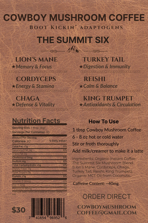 Cowboy Mushroom Coffee